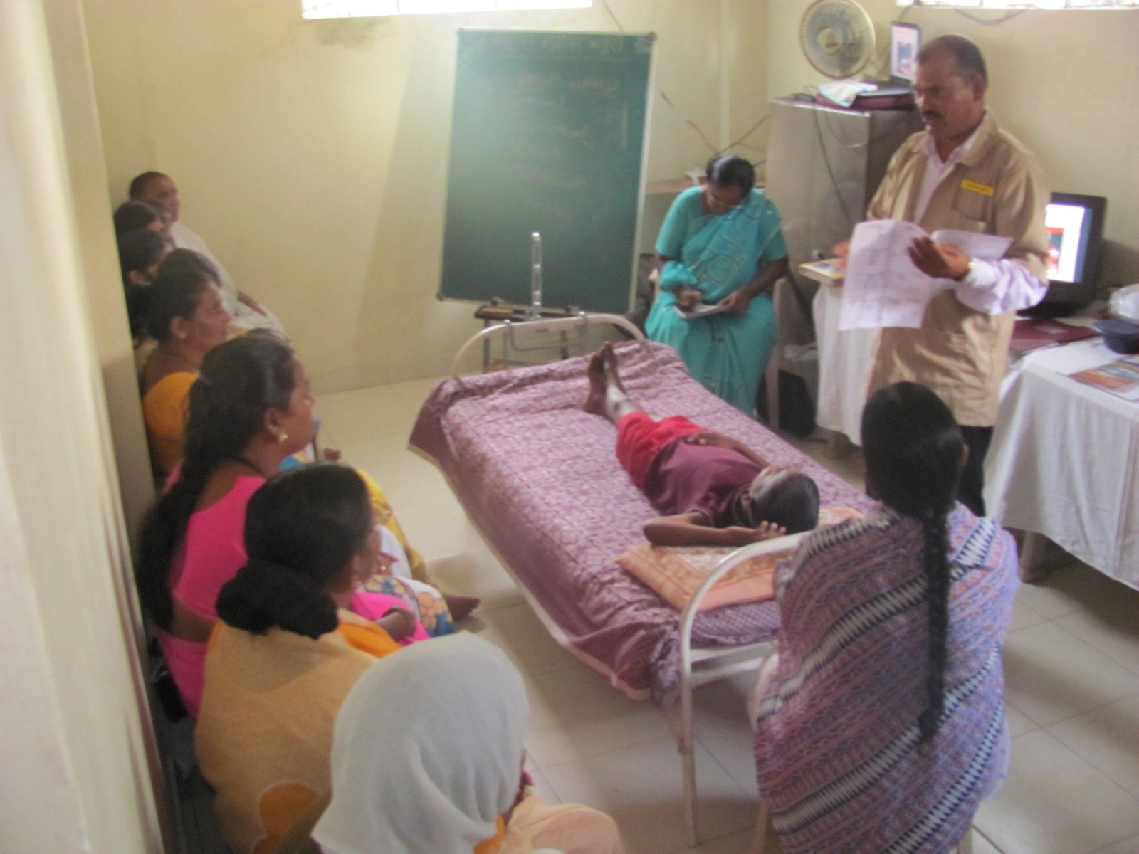 Group training and assessment for caregivers